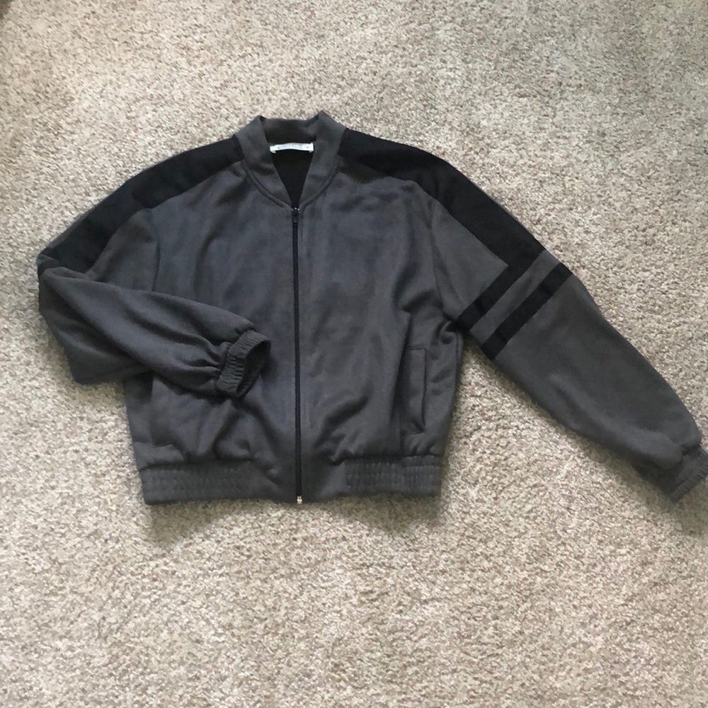 📦 🚚 EVERYTHING MUST GO! Wanderlux Faux Suede Bomber | XS